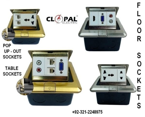 Pop up Socket Clopal for Floor & Table Electric